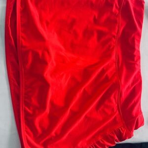 Vibrant Red Swim Bottom